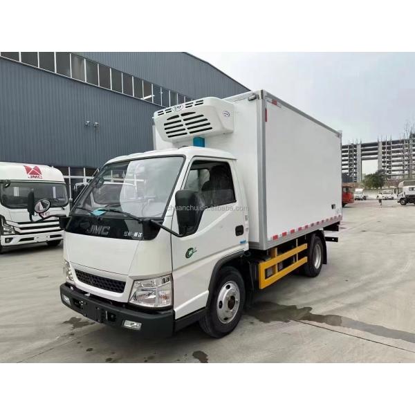 4x2 JMC 16-18CBM Freezor Van Fruits Vegetables Milk Delivery Mobile Refrigerator Truck with 1-10T Capacity in Ghana Market