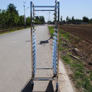 Customizable Plate Fda Stainless Steel Rack Trolley Stray Pan