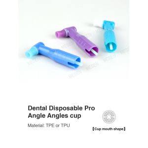China Dental Disposable Pro Angle Angles Cup Material TPE Or TPU soft dental disposable prophy angles cup,prohhylaxis cup on sale
