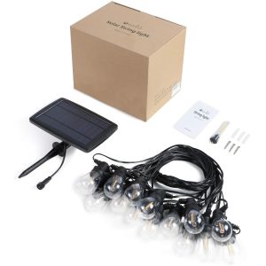 Buy cheap Shatterproof 49FT 15pcs Hanging Solar Bulb String Lights from wholesalers