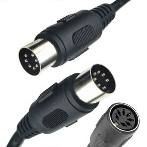 Buy cheap OEM Shield S Video Audio Male to Male Female 3 4 5 6 7 8 9 10 13 PIN MIDI DIN Extension Cable from wholesalers