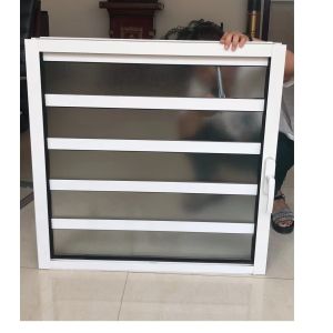 Buy cheap Jalousie Window Aluminum Louver Frames Modern Window Jealousy Frame with Fly Screen from wholesalers