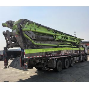 Buy cheap Used 2023 Zoomlion 70m pump truck with Sitrak chasis for hot sale from wholesalers