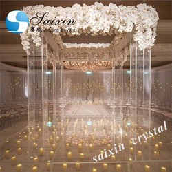 Buy cheap ZT-220H-2 mirror pillars chuppah decoraiton stage wedding from wholesalers