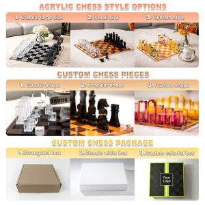 Buy cheap Chess Tables and Chairs Acrylic Chess and Backgammon Table from wholesalers