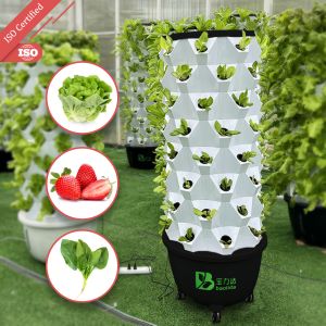 Buy cheap 65L vertical hydroponic tower vegetable best hydroponic growing system from wholesalers