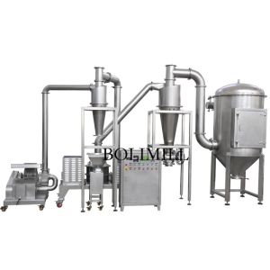 China Herb Leaf 2000kg/h Powder Grinder Machine With Coarse Crusher on sale