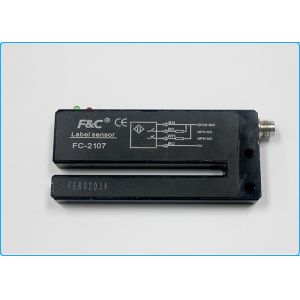 Buy cheap M8 Connector 12VDC PNP Type Fork Optical Label Sensor With Potentionmeter from wholesalers