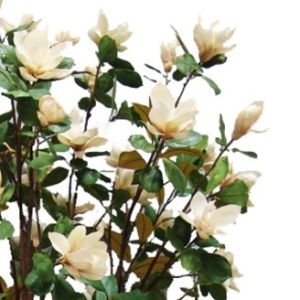 Buy cheap 210cm Height Artificial White Magnolia Tree Fire Resistance from wholesalers