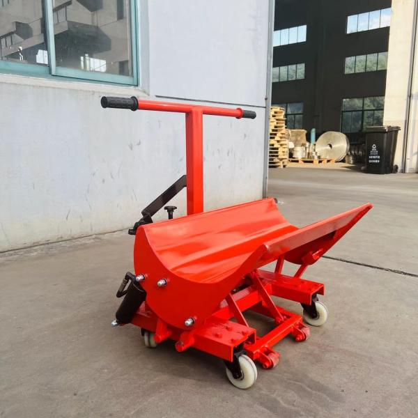 Buy cheap Hydraulic Cloth Roll Transport Trolley Doffing Easy Handle from wholesalers