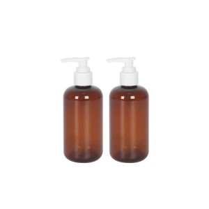 Buy cheap 2.0cc Shampoo Pump Dispenser Bottle Amber Pet All Plastic Od 57mm from wholesalers