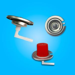 Buy cheap Empty 227g Butane Gas Bottle Valve One Inch Cartridge Gas Valve With Nozzle from wholesalers