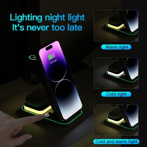 Buy cheap ABS PC Wireless Phone Holder 4 In 1 Magnetic Wireless Charger For Phone from wholesalers