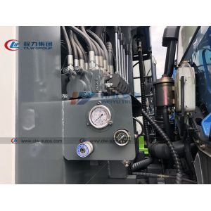 Buy cheap 14m3 Trash Can Rear Loader Compressed Garbage Truck from wholesalers