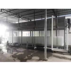 Industrial Ice Block Making Machine Water Cooled 10mins Deicing 25 Tons