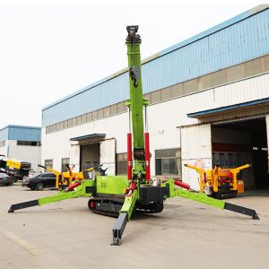 8 Ton Mini Telescopic Boom Spider Crane Electric Movable Small Spider Cranes