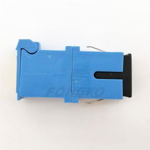 100% New SC/UPC Simplex Optical Adapter With Auto Shutter SM SC Fiber Optic