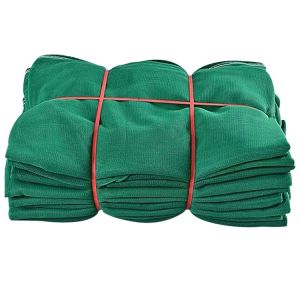 Fire Retardant Plastic Scaffold Safety Net Green Dense Mesh
