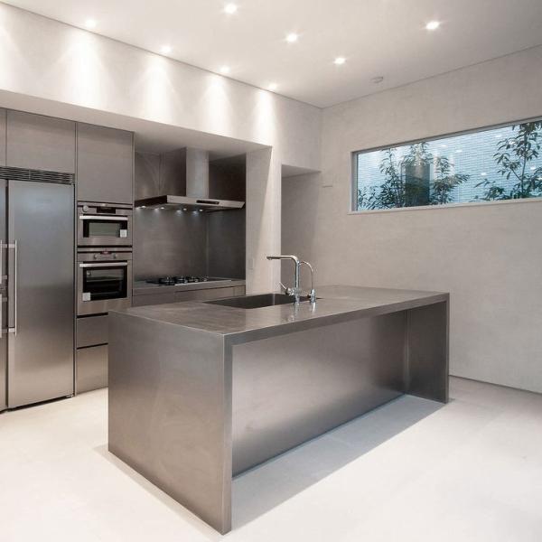 Buy cheap Custom Modern Durable Design Modular Cabinets Smart 304 Stainless Steel Kitchen Cabinets For Villa from wholesalers