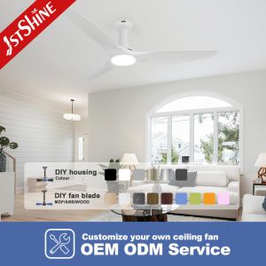 52/63 Inches Smart Ceiling Fan With DC Motor Controlled by Remote Control and