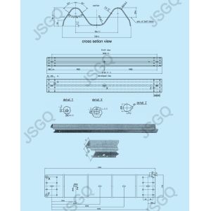 Q275 Zinc Coating Highway Steel Guardrails European Standard