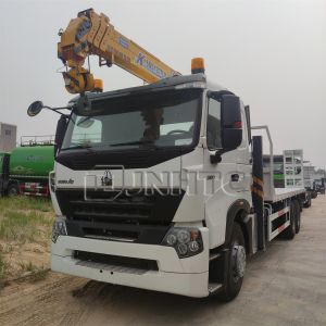 Buy cheap Customized heavy duty hydraulic folding boom crane mounted truck from wholesalers