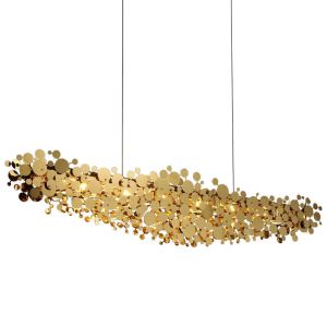 Buy cheap Postmodern Creative Chandelier Light For Bedroom 6000K 5000K Gold Chrome Finish from wholesalers