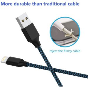Buy cheap 2m Nylon Braided USB Cable USB C To Lightning 5V 2.4A Compatible With IPad from wholesalers
