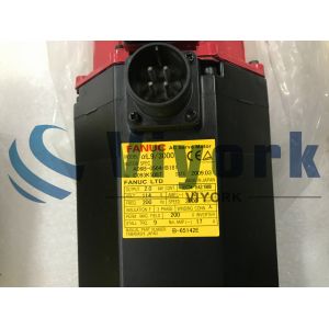 Fanuc A06B-0572-B077 AC SERVO MOTOR AL50/2000 STRAIGHT SHAFT 6KW 143VAC 30A NEW