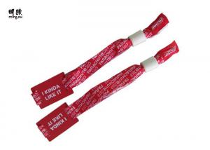 Buy cheap Paper Logo Sheet Pparty Entry Bracelets , Personalized Fabric Wristbands For Fundraisers product