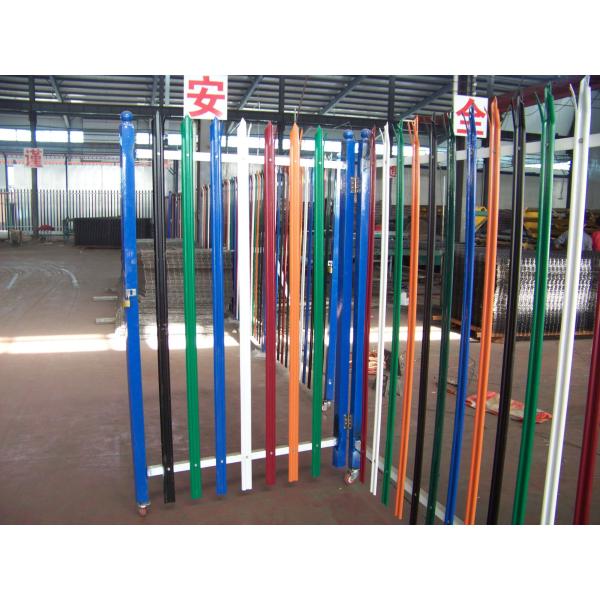Quality 1200mm Tall Steel Security Fencing Galvanised D Pale for sale
