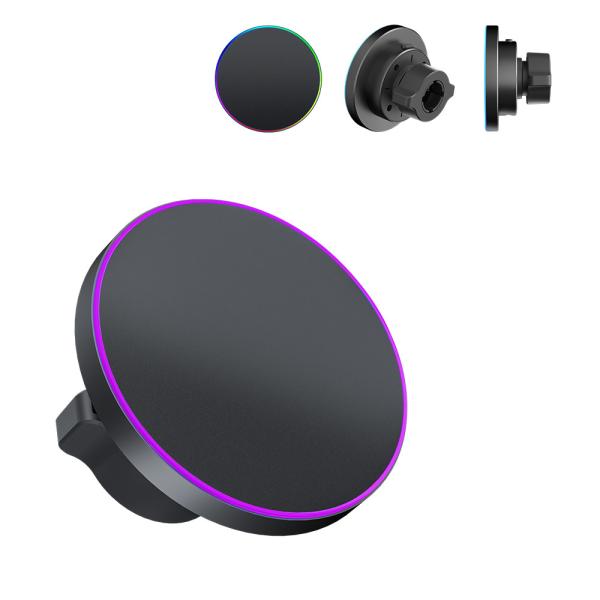 Buy cheap Customized Car Magnetic Wireless Charger Hidden With Light Shut Off Function from wholesalers