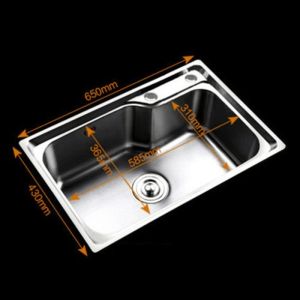 Buy cheap Undermount Kitchen Bathroom Sinks With Single Bowl Brushed Metal Material from wholesalers