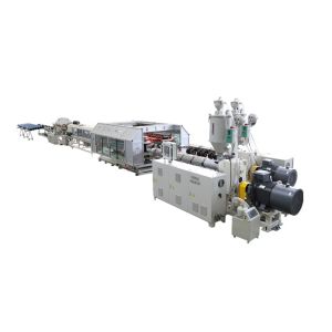 Buy cheap Water Cooling HDPE / PP Plastic Pipe Extrusion Machine Automatic Control from wholesalers