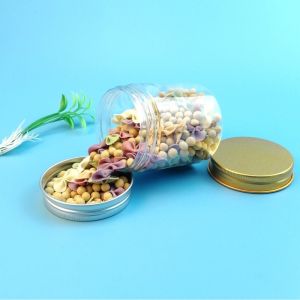 Buy cheap 190ml 6.5oz Airtight Plastic Food Cans With Aluminum Screw Cap from wholesalers