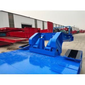 Buy cheap Detachable Hydraulic Gooseneck Lowbed Semi Trailer for Heavy Duty Transportation from wholesalers