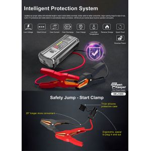 Multi-function High Power Car Jump Starter with LED Work Light and 12v Lithium