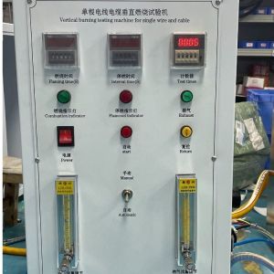 Buy cheap Single Wire Cable Vertical Burning Flame Test Chamber Flammability Machine from wholesalers