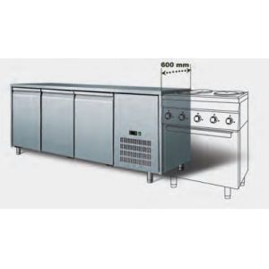 Buy cheap Air Cooling Stainless Steel GN1/1 3 Doors Worktable Chiller Temperature 2~8.C Refrigeration Unit from wholesalers