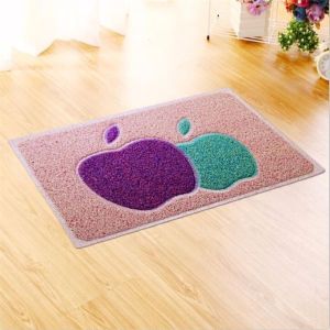 Buy cheap Rectangular Front Door Mats Green Apple Pattern Beautiful Decoration from wholesalers