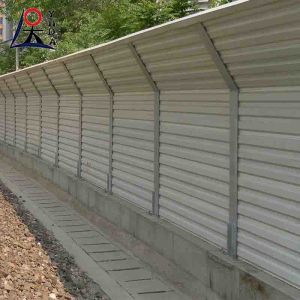 Buy cheap Galvanized Steel Sound Barrier Highway Noise Barrier Proof Wall Fence from wholesalers