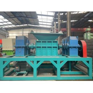 Buy cheap 22kW Power Double Motor Heavy Melting PVC HDPE PP PET Waste Double Shaft Shredder Machine from wholesalers
