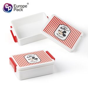 Buy cheap Mickey Mouse Cartoon  Bento box Plastic Portable lunch box with handle from wholesalers
