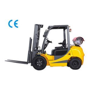 Buy cheap Dual Fuel Four Wheel Gasoline LPG Forklift 3000kg Capacity With Engine product