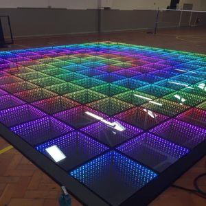 RGB 3D Infinity Mirror LED Light Dance Floor For Club Disco Night Club