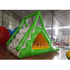 Buy cheap 0.65mm PVC Tarpaulin Heat Sealed Inflatable Water Toy Floating Slide For Water Park from wholesalers
