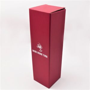 Buy cheap Single Foldable Wine Packaging Box Rectangle Customize Printing from wholesalers