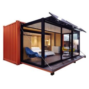 Buy cheap Customized Color 20ft Shipping Container Bar Prefabricated House Drawer Type Push-Pull Expansion Container House Living Room from wholesalers