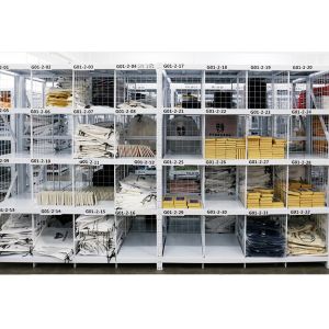 Buy cheap Four Tier Q235 Steel Pallet Shelving With Wire Decking For Garment from wholesalers
