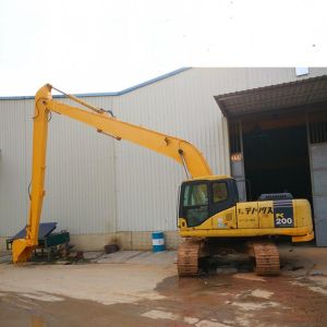 Buy cheap Excavator Long Reach Boom and Arm with 8600mm Long Boom 6800mm Long Arm and 6 Months Warranty for PC200-6/PC200-7/PC200-8 from wholesalers